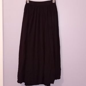 Black skirt.